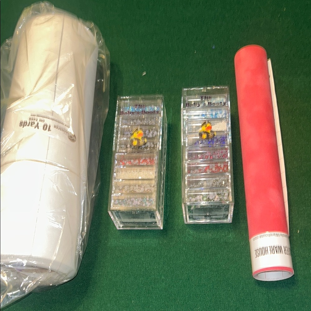 Rhinestones for crafting
Supplies Bundle with White and white rolls